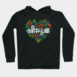 Cath Lab with Flowers Hoodie